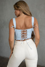Load image into Gallery viewer, Liz baby blue corset
