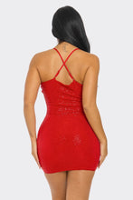 Load image into Gallery viewer, “In love” red studded dress
