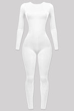 Load image into Gallery viewer, Like butter backless white jumpsuit
