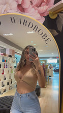 Load and play video in Gallery viewer, KNOTTY Nude Crop Top
